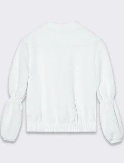 Piazza Italia Bambina|Maglieria<T-shirt in maglina. - Bianco panna