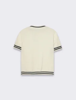 Donna Piazza Italia Donna|Maglieria<T-shirt manica corta con giro collo -