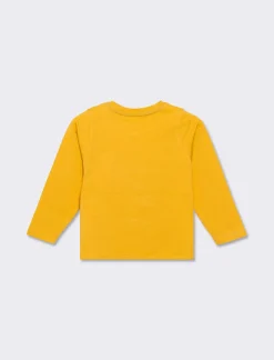 Piazza Italia Neonato|T-Shirt E Top<T-shirt manica lunga con maxi stampa. linea regular per uno stile basic - Ocra