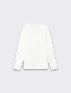 Bambino Piazza Italia Bambino|Maglieria<T-shirt manica lunga con stampa - Bianco sporco