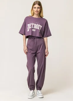 Donna Piazza Italia Donna|T-Shirt E Top<T-shirt mezz manica girocollo vestibilità crop e spalla scesa con stampa - var 3