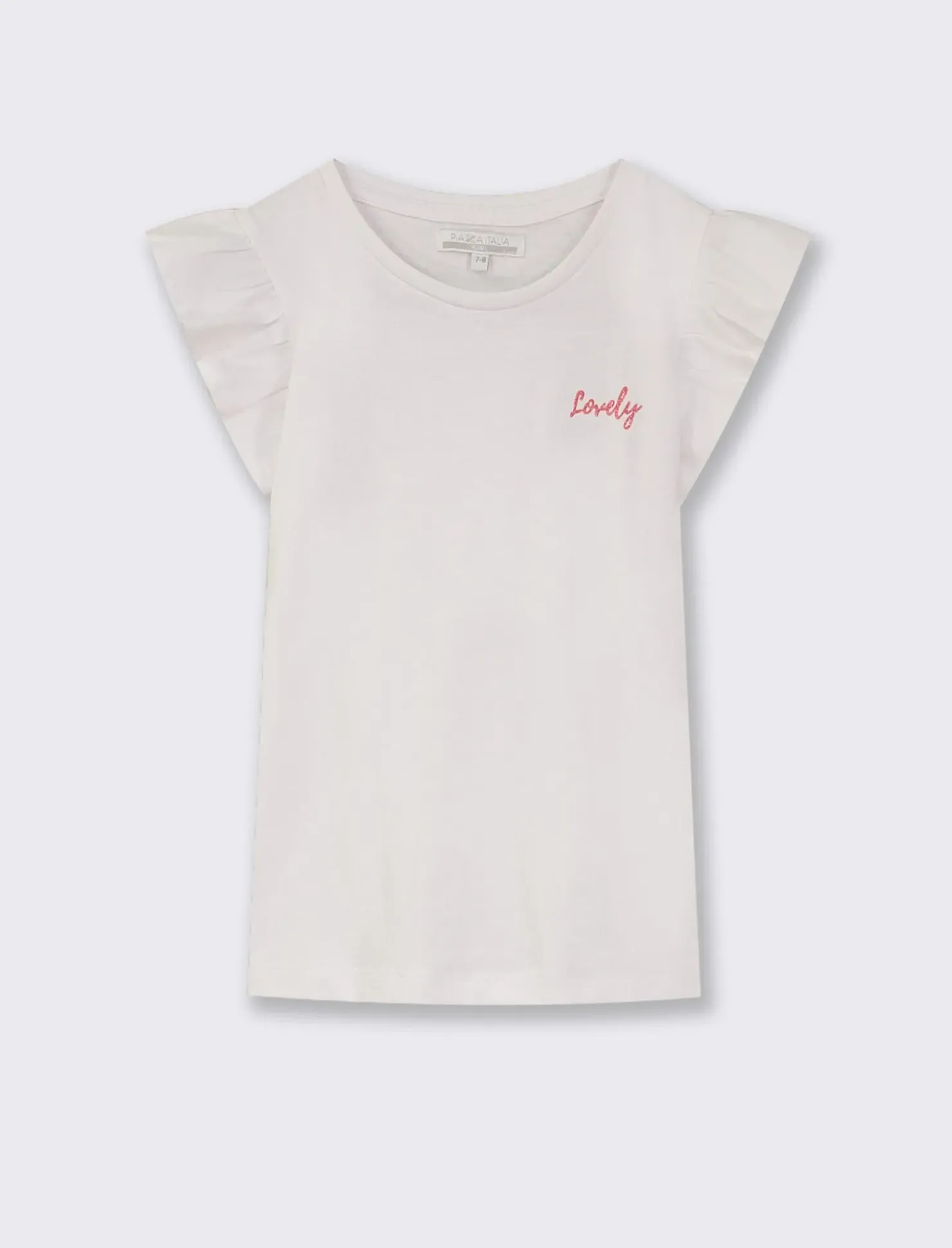 Piazza Italia T-shirt mezza manica con stampa - Bianco Cheap