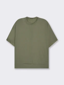 Donna Piazza Italia Maglieria<T-shirt mezza manica girocollo con cintura in rilievo - Ve.milit.