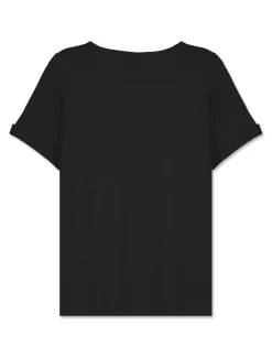 Donna Piazza Italia Donna|T-Shirt E Top<T-shirt mezza manica in cotone modal effetto slub, vestibilità regular -