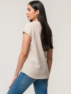 Donna Piazza Italia Donna|T-Shirt E Top<T-shirt mezza manica in cotone con stampa diversi colori disponibili - var 2