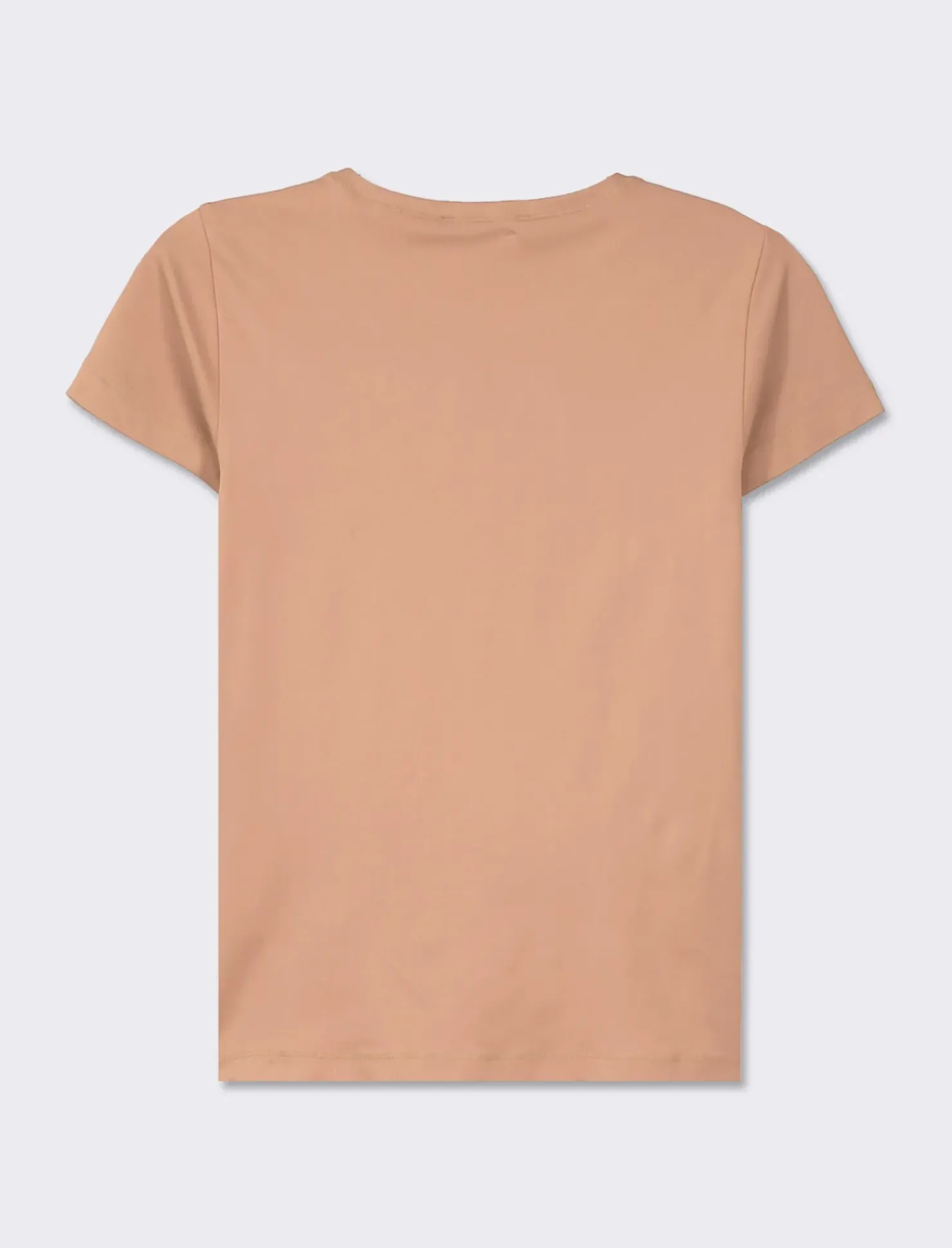 Piazza Italia T-shirt mezza manica in tessuto elastico vestibilità slim - castoro Grigio Clearance