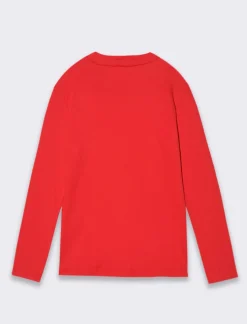 Piazza Italia T-Shirt E Top|T-Shirt E Top<T-shirt mezzo collo di interlock da bambina - Rosso