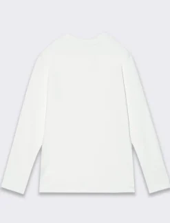 Piazza Italia T-Shirt E Top|T-Shirt E Top<T-shirt mezzo collo di interlock da bambina - Bianco