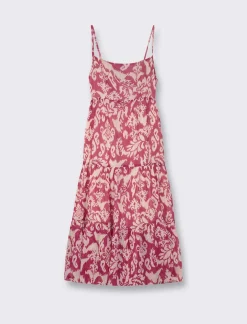 Donna Piazza Italia Donna|Abiti E Tute<Vestito a bretelle in tessuto leggero con inserto effetto metallizzato - var 2