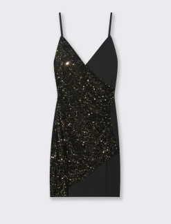 Donna Piazza Italia Abiti E Tute<Vestito asimmetrico con paillettes -