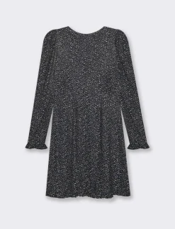 Donna Piazza Italia Donna|Abiti E Tute<Vestito corto con maniche a 3/4 a sbuffo e volant sul fondo - var 1