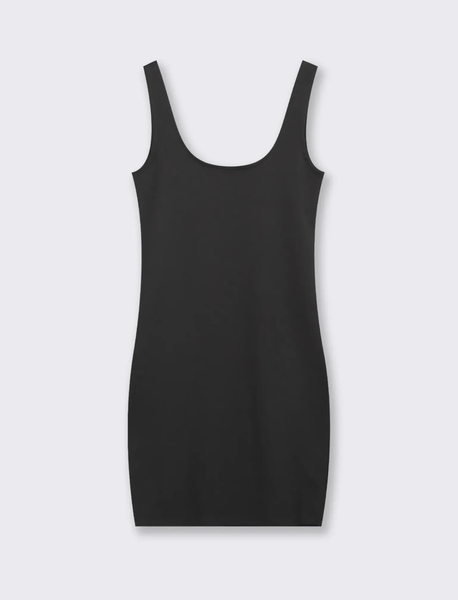 Donna Piazza Italia Abiti E Tute<Vestito corto in tessuto elatico con spalline e scollo rettangolare -