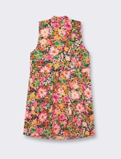 Donna Piazza Italia Donna<Vestito fantasia con bottoni sul davanti - var 1