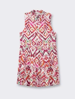 Donna Piazza Italia Donna<Vestito fantasia con bottoni sul davanti - var 2