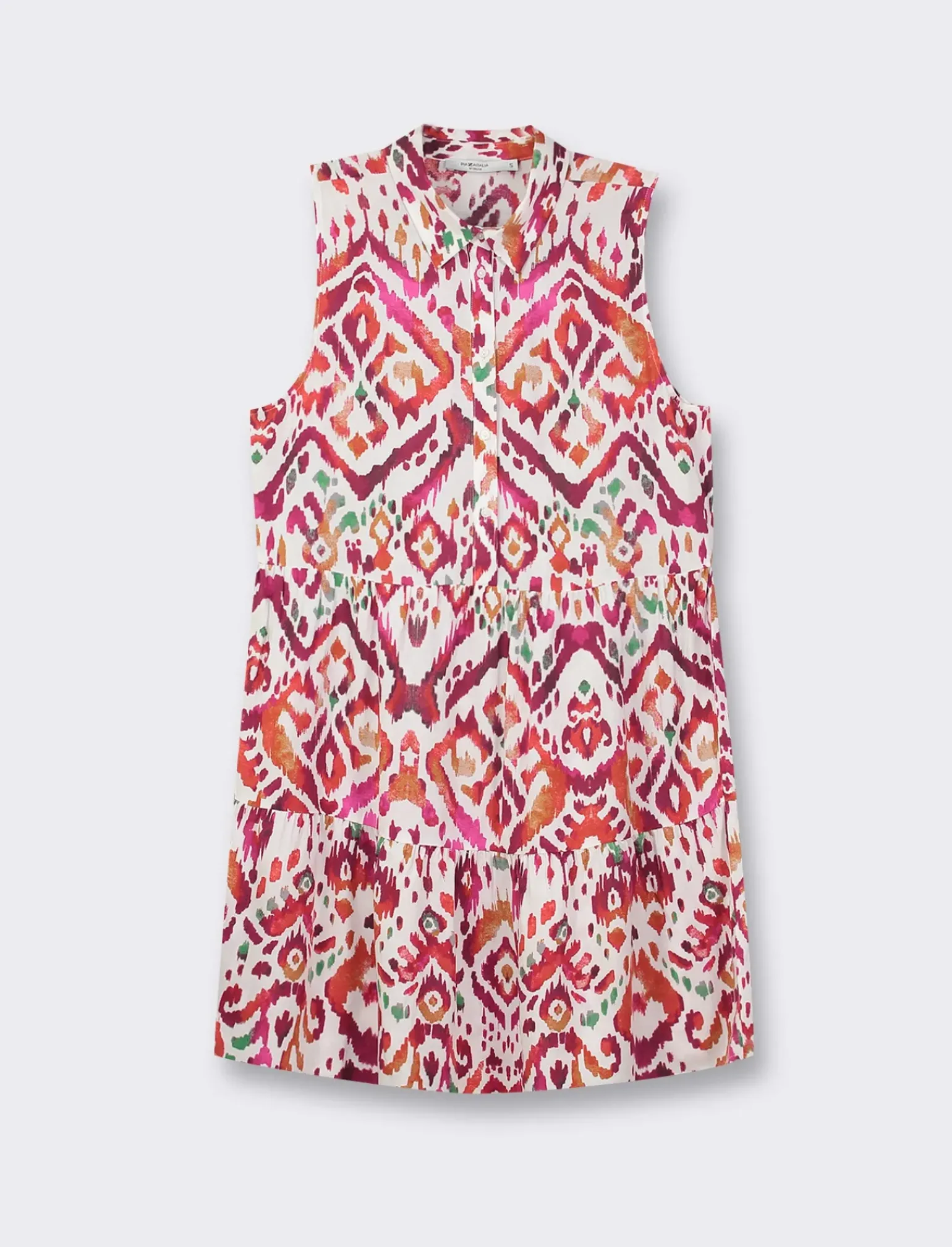 Donna Piazza Italia Donna<Vestito fantasia con bottoni sul davanti - var 2