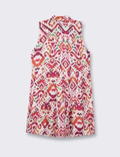 Donna Piazza Italia Donna<Vestito fantasia con bottoni sul davanti - var 2