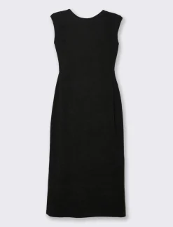 Donna Piazza Italia Abiti E Tute<Vestito loungette con manica ad aletta - Nero