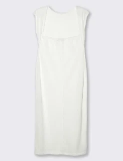 Donna Piazza Italia Abiti E Tute<Vestito loungette con manica ad aletta - Bianco latte