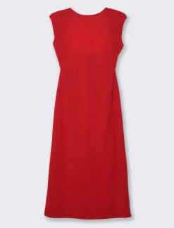 Donna Piazza Italia Abiti E Tute<Vestito loungette con manica ad aletta - Rosso