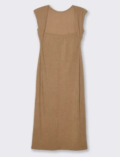 Donna Piazza Italia Abiti E Tute<Vestito loungette con manica ad aletta - Cammello