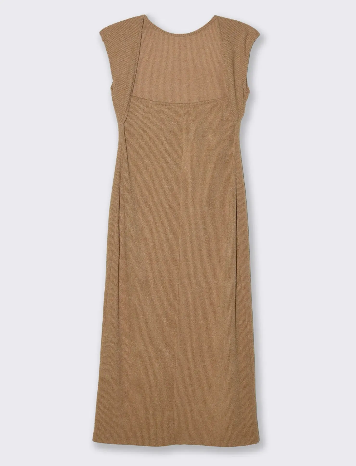 Piazza Italia Vestito loungette con manica ad aletta - Cammello Discount