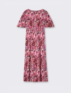 Donna Piazza Italia Abiti E Tute<Vestito lungo in viscosa, vestibilità regular e maniche ampie - var 2