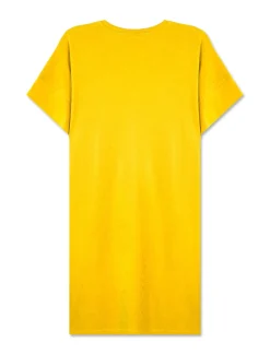 Donna Piazza Italia Donna|Abiti E Tute<Vestito midi basico in cotone - Senape