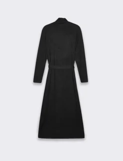 Donna Piazza Italia Donna|Abiti E Tute<Vestuto lungo con cintura manica lunga e collo alto -