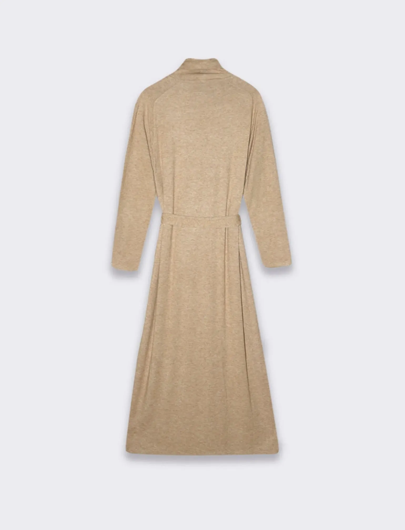 Donna Piazza Italia Donna|Abiti E Tute<Vestuto lungo con cintura manica lunga e collo alto - tabacco