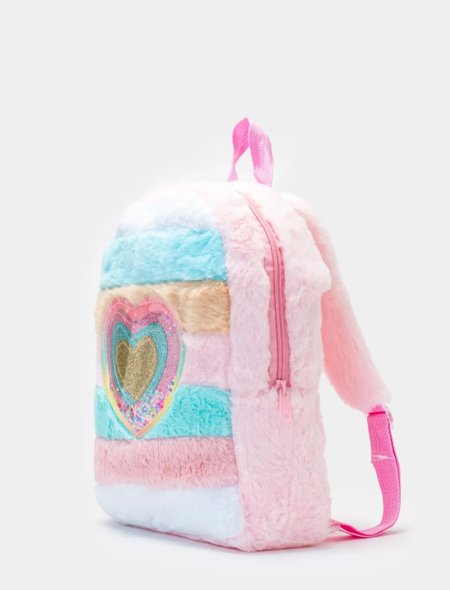 Piazza Italia Bambina|Borse E Zaini<Zaino da bambina multicolor in pelliccia -