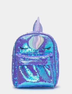 Piazza Italia Bambina|Borse E Zaini<Zaino unicorno con pailletes da bambina - Lilla